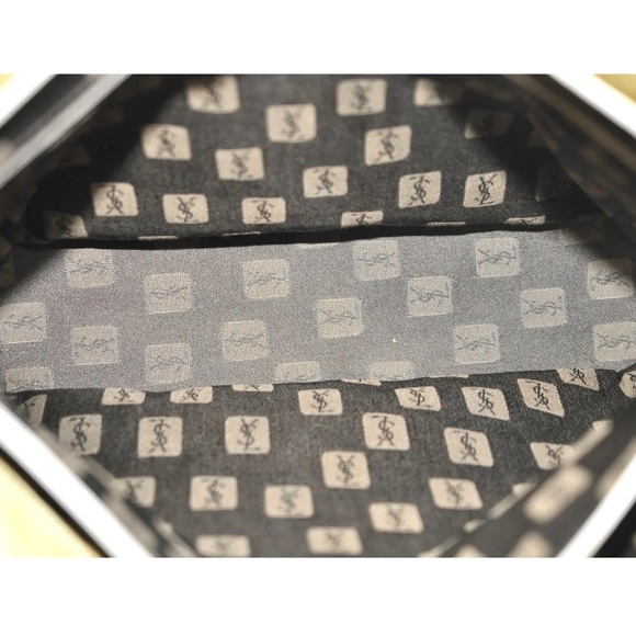 COPY - Authentic YVES SAINT LAURENT Shoulder Bag Leather Ivory - Picture 8 of 16